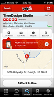 Yelp Mobile Reviews Raleigh