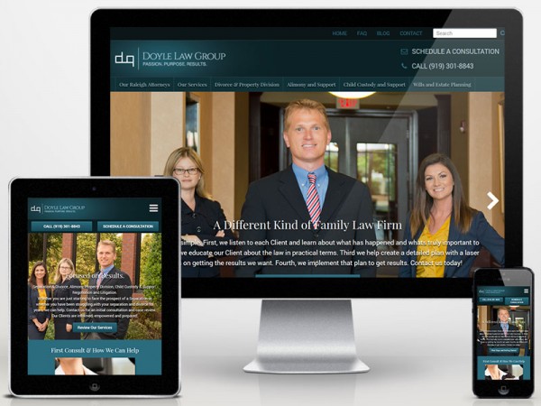Web Design for a Law Firm in Raleigh