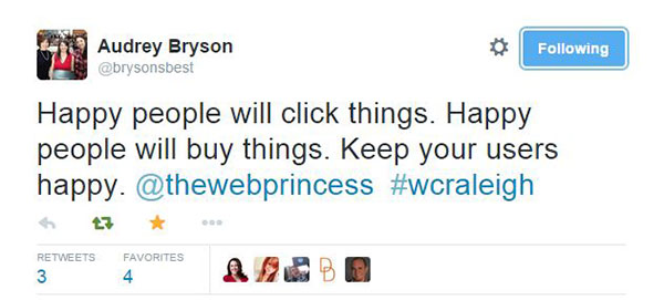 WordCamp Raleigh 2014 - Happy Users Buy Things
