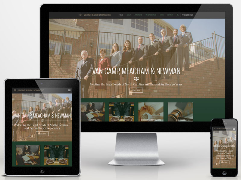 Raleigh Law Firm Web Design