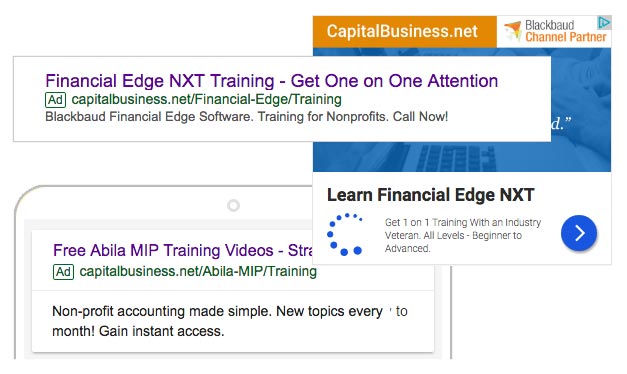 capital business google adwords ads