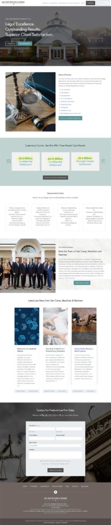 Mobile Friendly Web Design for a Law Firm