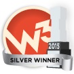 W3 Silver Web Design Award Raleigh