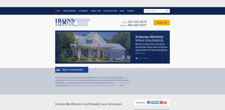 Custom Web Design for a Law Firm