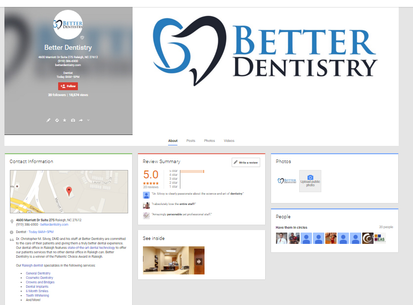 BetterDentistrySEOGooglePlus