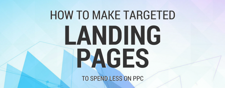 how to make a targeted landing page