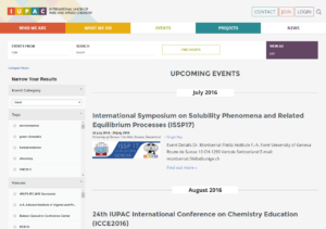 IUPAC Events Page