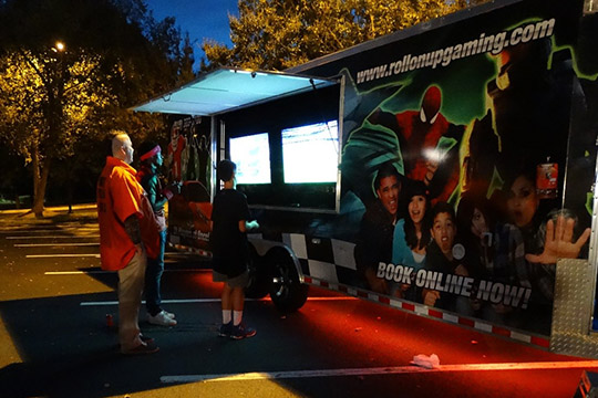 Halloween 2016 at TheeDigital - Raleigh Web Design and Digital Marketing - Game Truck by Roll On Up Gaming