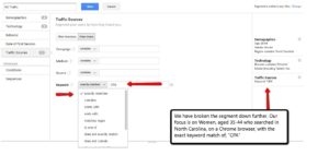 Creating a Custom Segment in Google Analytics