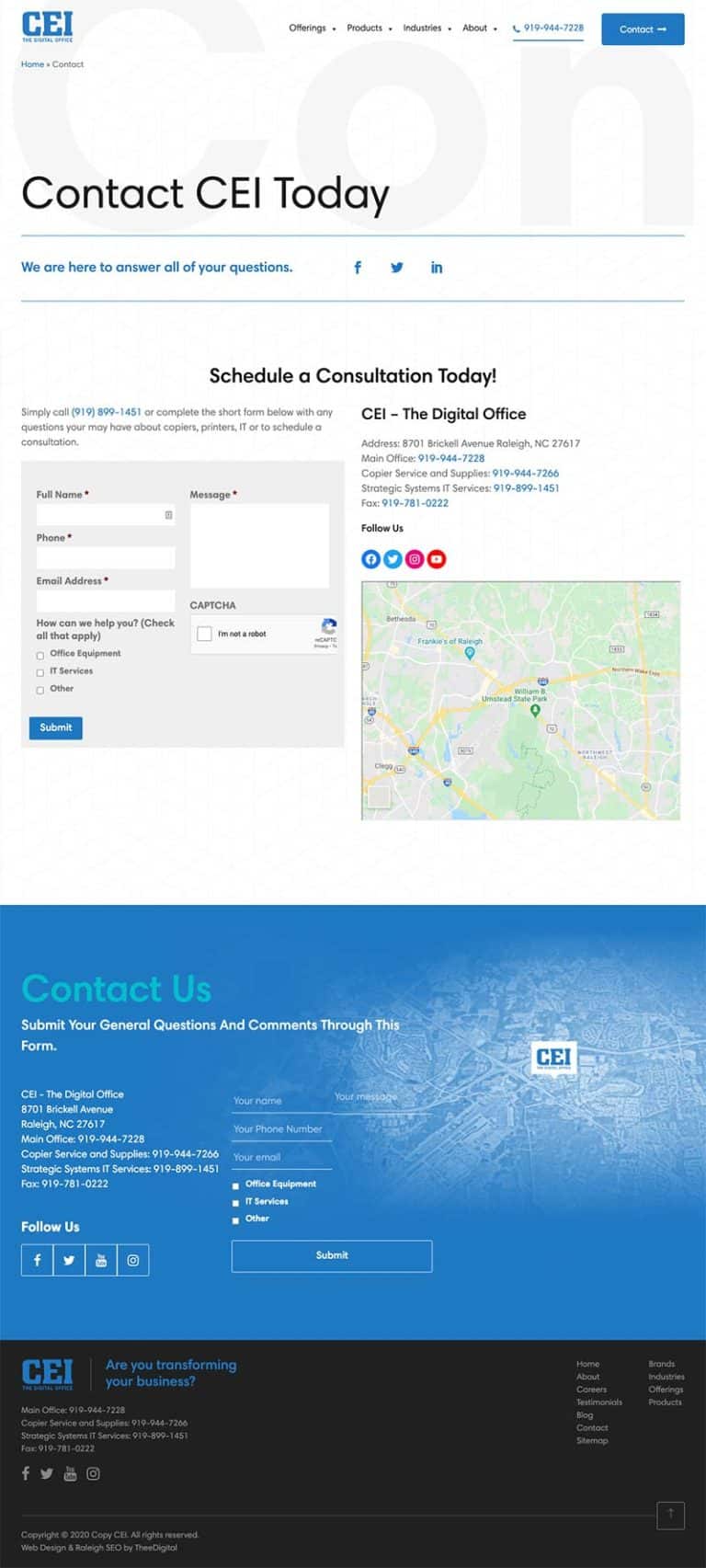 UI & UX Design for a Printing and Business Services Company