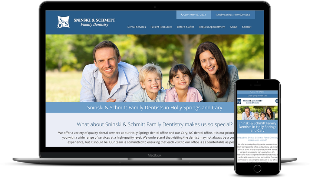SSFamily-Dental-Mobile-Website
