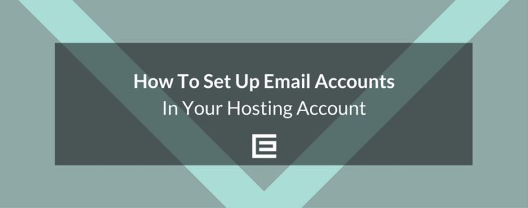 How to set up email accounts
