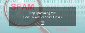 How to decrease spam email