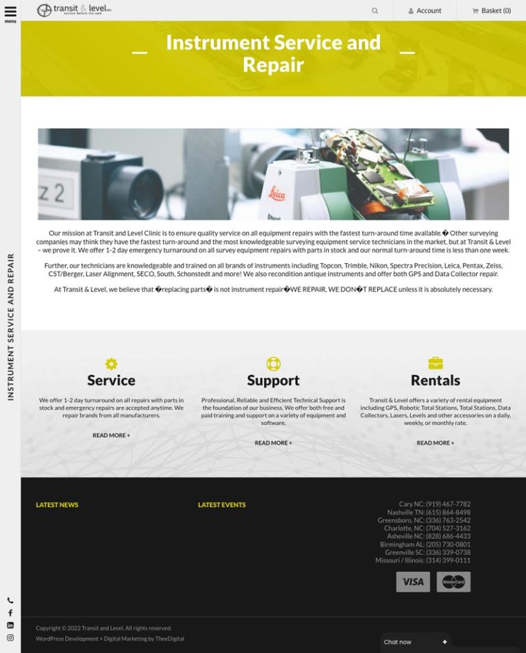 Custom Web Design for a Construction Industry Business