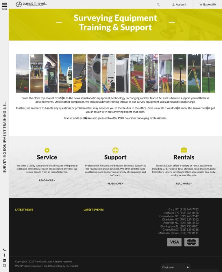 Custom Web Design for a Construction Industry Business