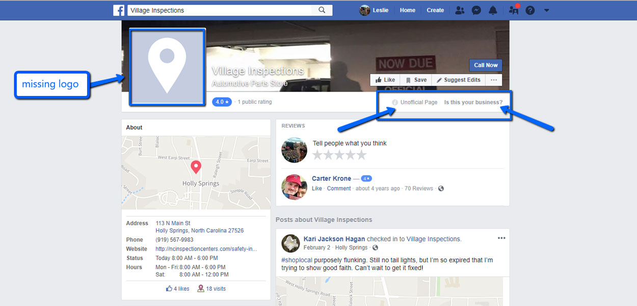 How to set up a facebook business page