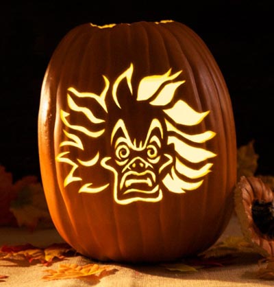 cruella devil pumpkin carving