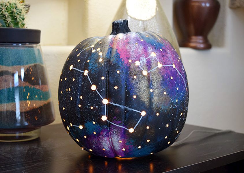 galaxy pumpkin