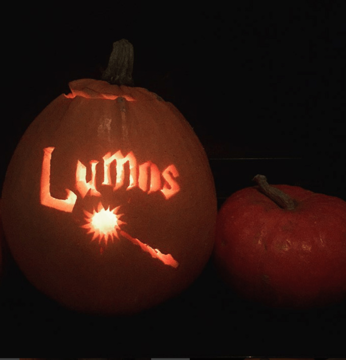 lumos harry potter pumpkin carving