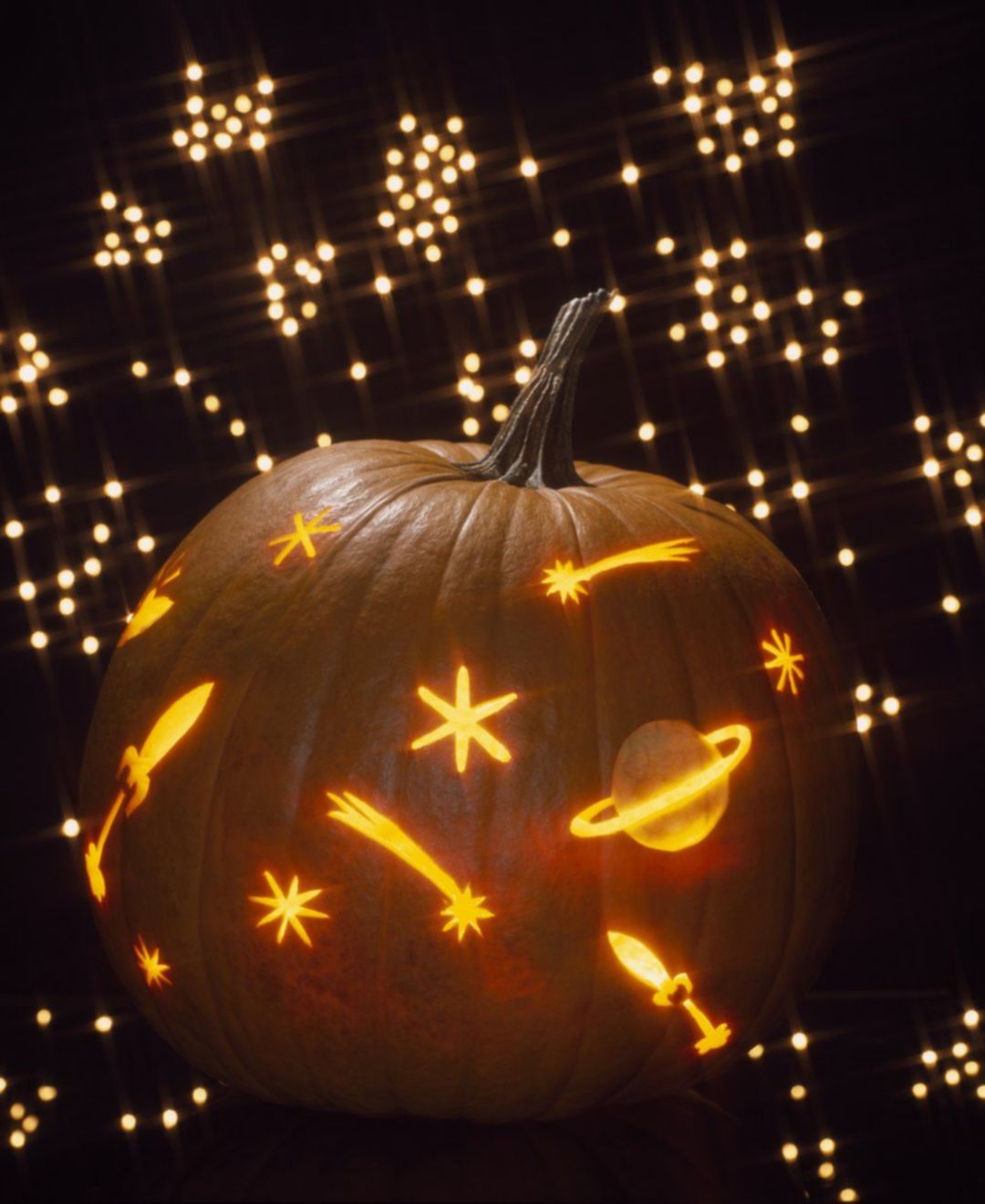 space pumpkin carving