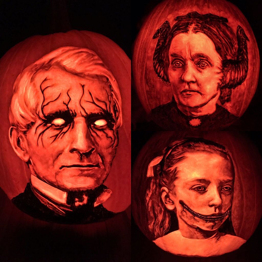 Spooky Victorian Pumpkins