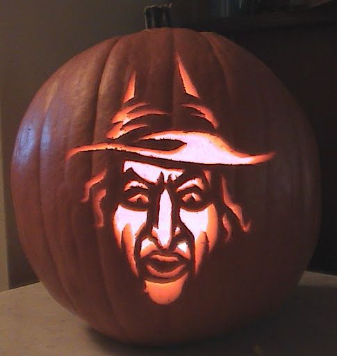 wicked witch of the west pumpkin carving