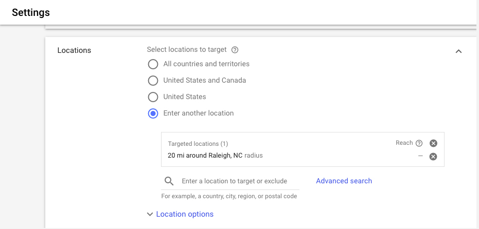 GeoTargeting PPC Campaigns in Google Ads