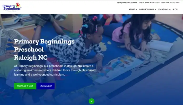 primary beginnings after new site