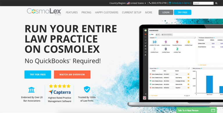 CosmoLex - Law Firm Practice Management Software
