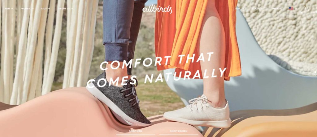 allbirds.com HERO image