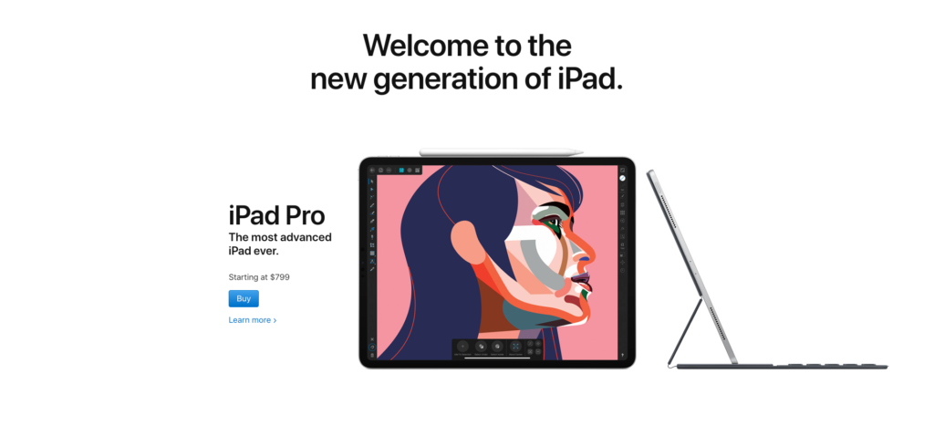 Apple Hero Image Example