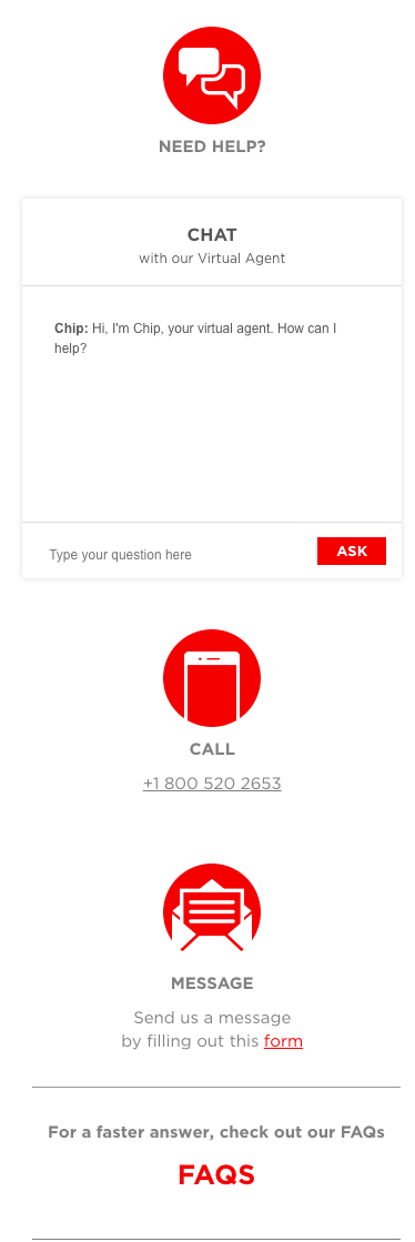 Coca Cola Contact Page