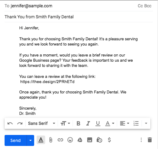 dental-review-email-template