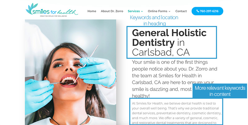 SEO for dental practices