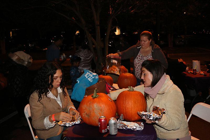 pumpkin carving party