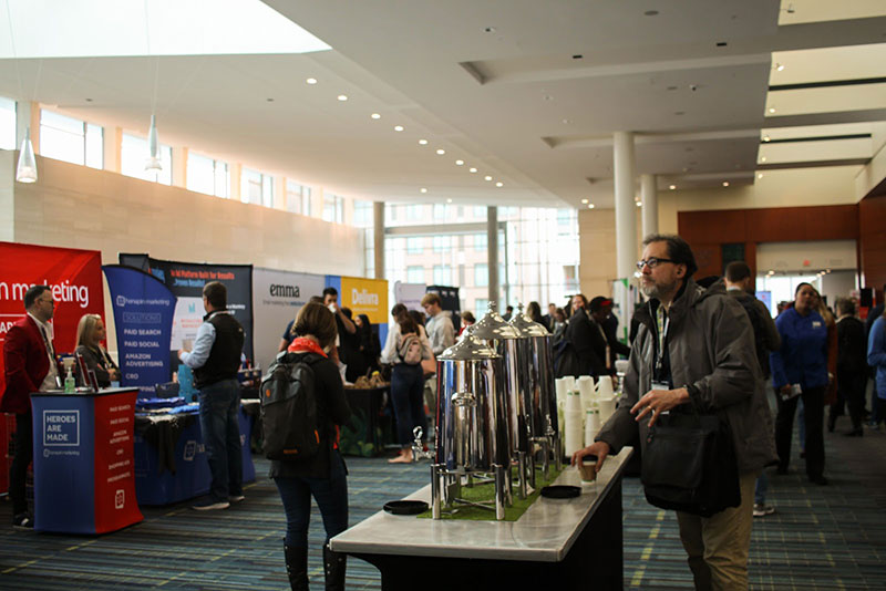 coffee stations at internet summit 2019