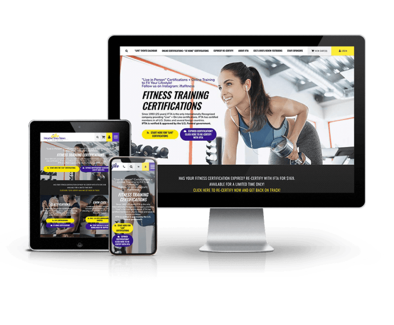 Responsive WordPress Fitness Website