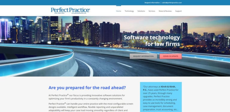 Perfect Practice law practice management software program