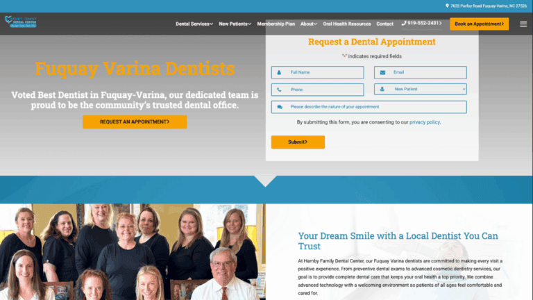 Fuquay varina hamby dentists new site