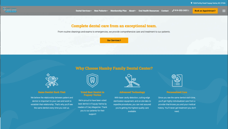 why choose hamby new website