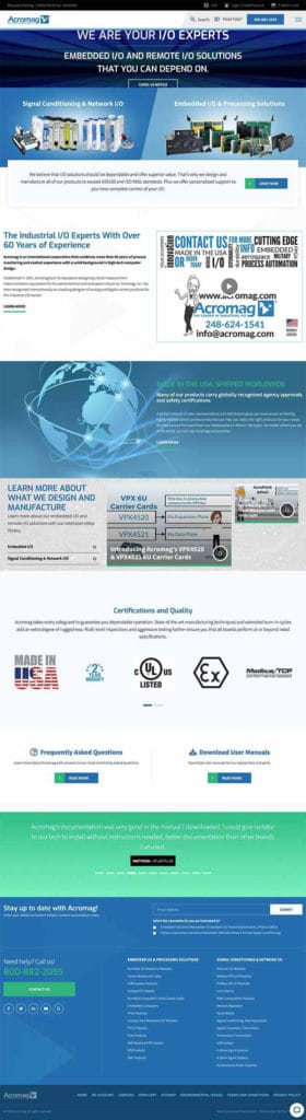 Custom Web Design for a Tech Company