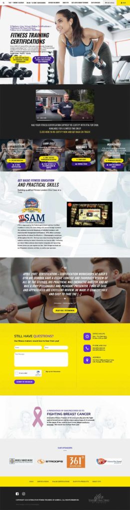 Custom WooCommerce site for Fitness Industry