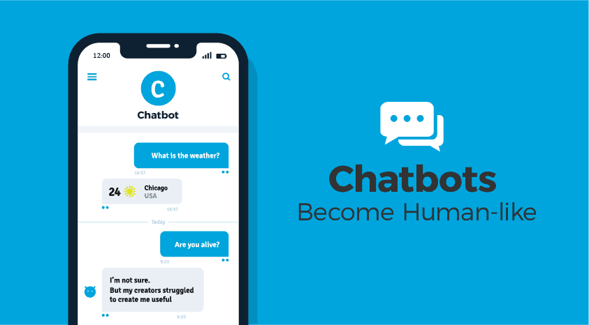 Web Design Trends Example: Chatbots Become Human-like