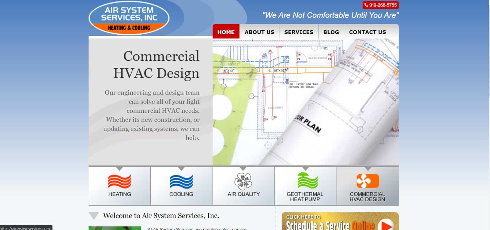 air system services homepage