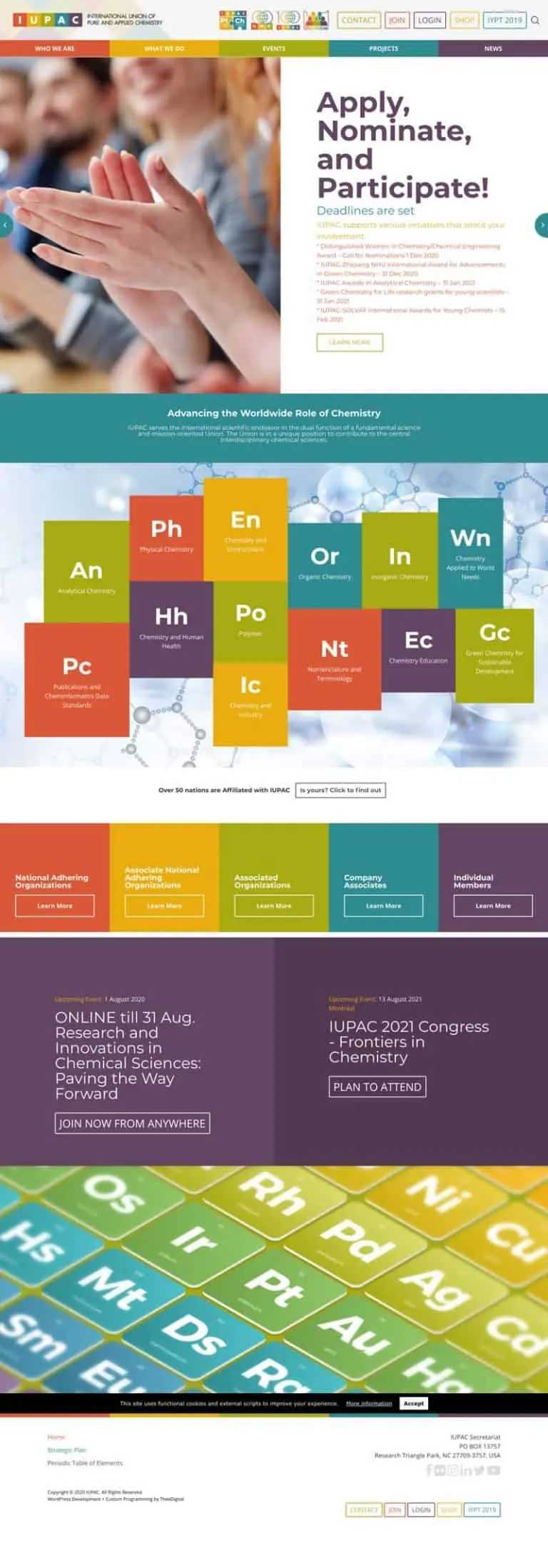 IUPAC Thee Digital Desktop Screenshot