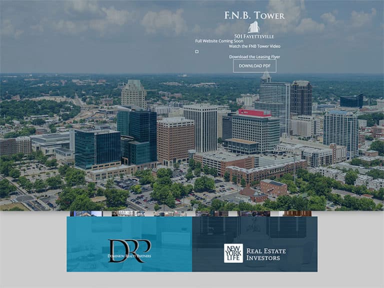 FNB Tower Website BEFORE image