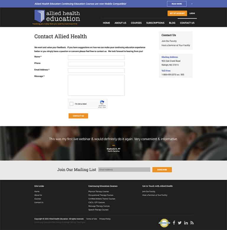 SEO and Marketing for a Medical Education Company