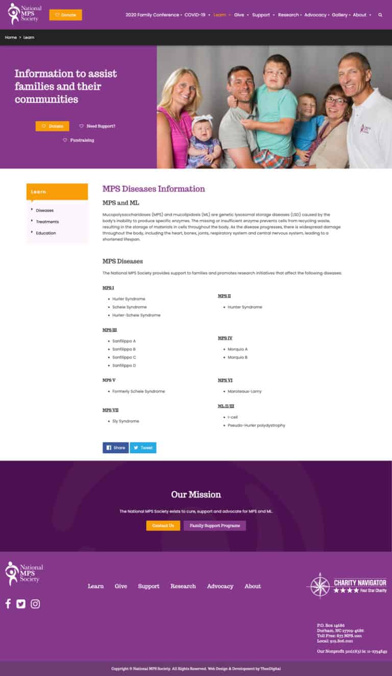 Custom Web Design for a Healthcare Nonprofit