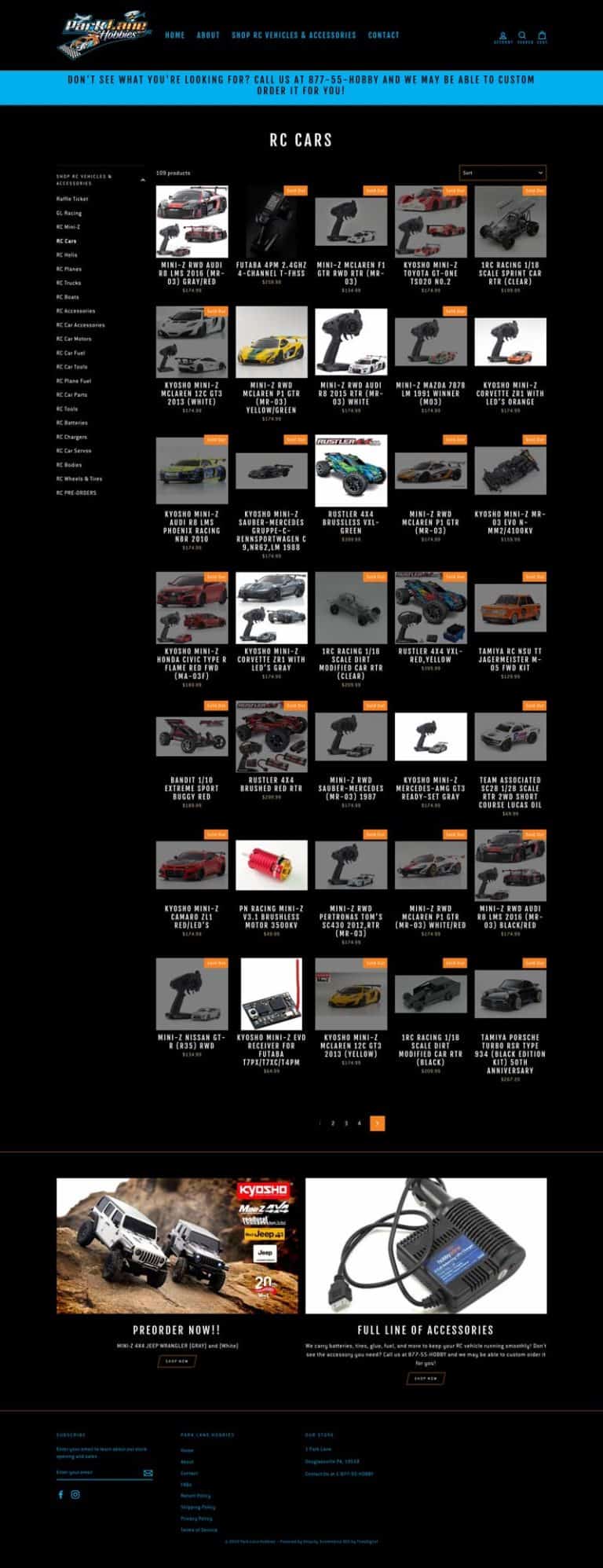 SEO and Marketing for a Hobby Store