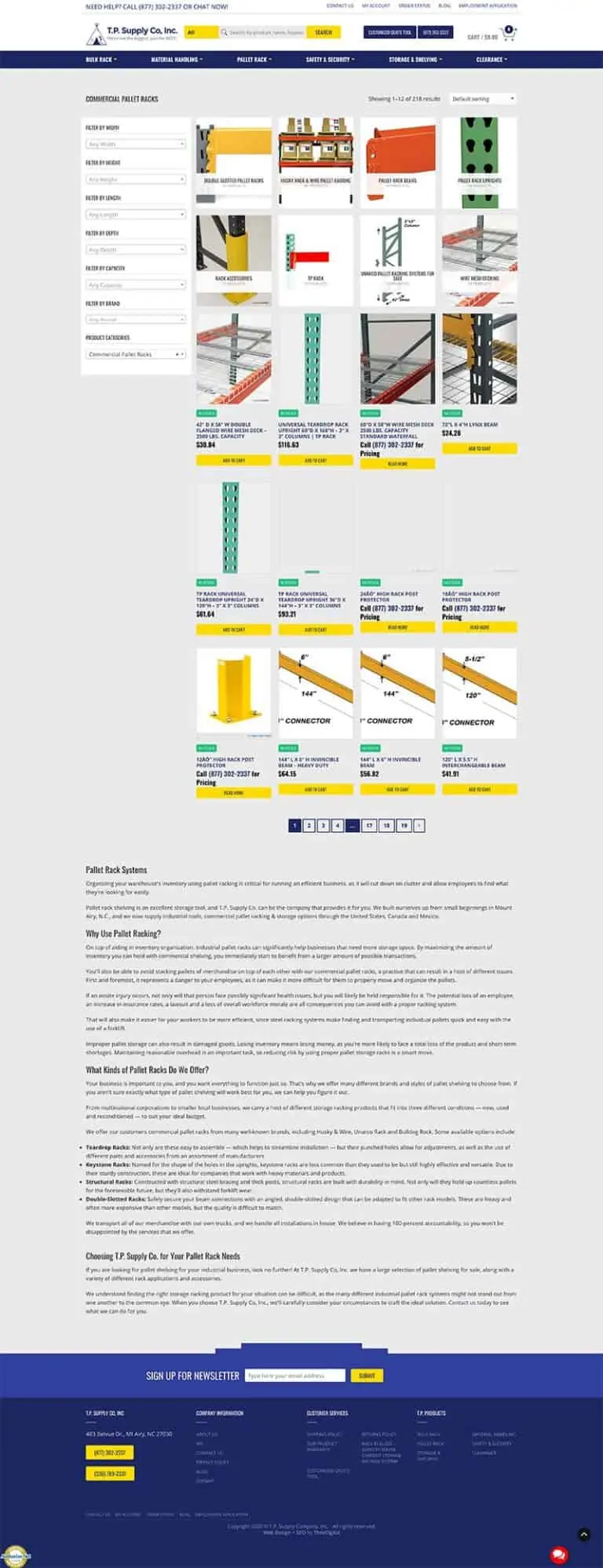 WooCommerce Store for an Industrial Supply Company